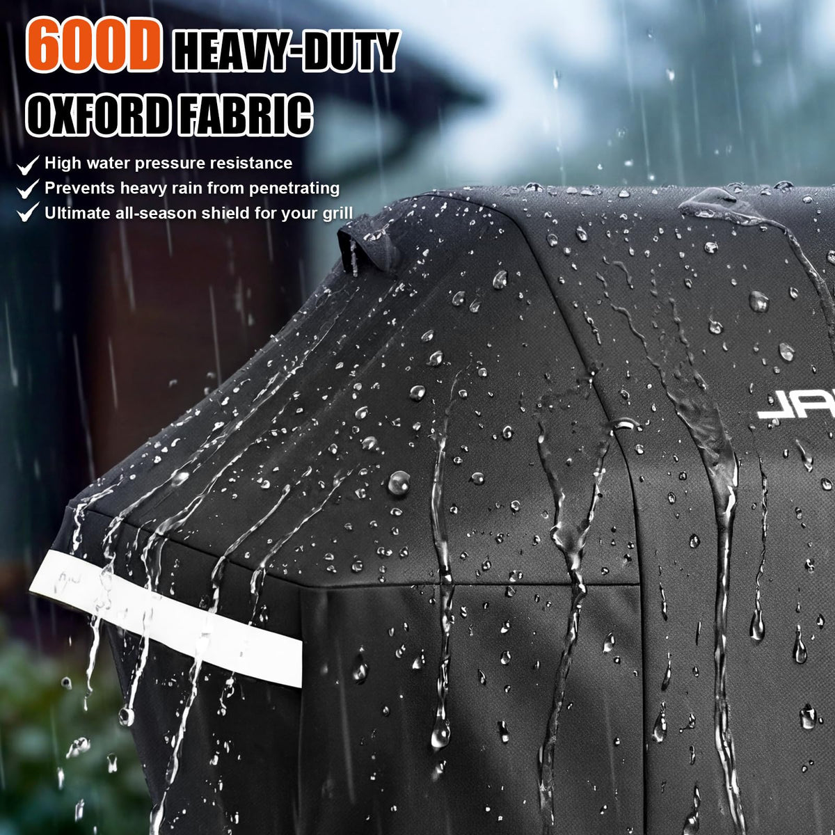 QuliMetal grill cover with dual vents reduces condensation and rust risk