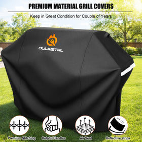 QuliMetal reflective strips aid night visibility for grilled setups