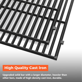 QuliMetal 7638 grates assembly view shows precise fit and spacing.