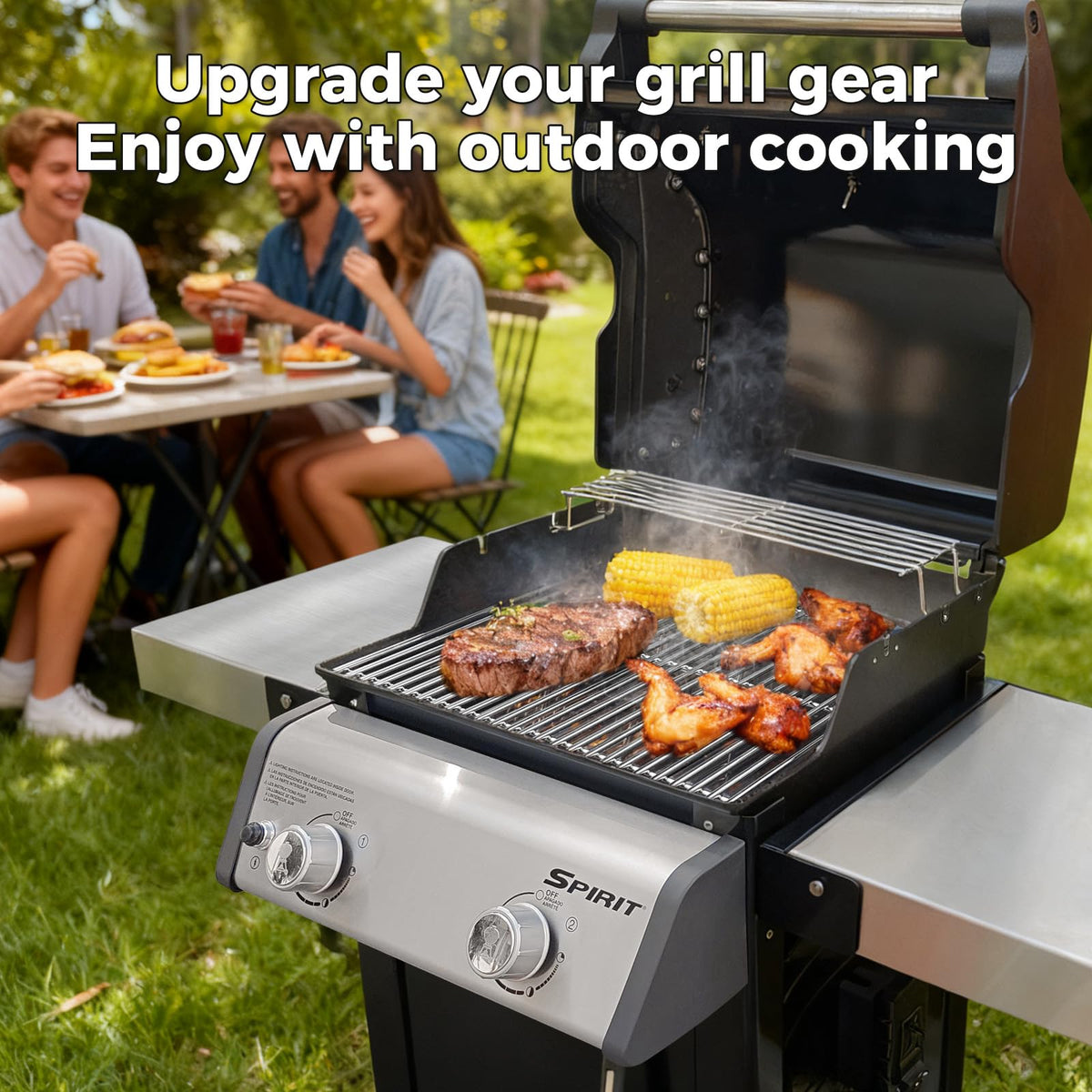 Grate measurements: 17.5 by 10.2 inches per piece for precise fit
