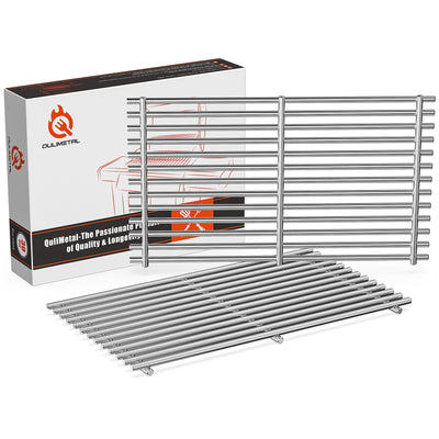 QuliMetal 7mm stainless steel grate for Weber Spirit E-210 front-mounted delivers even heat