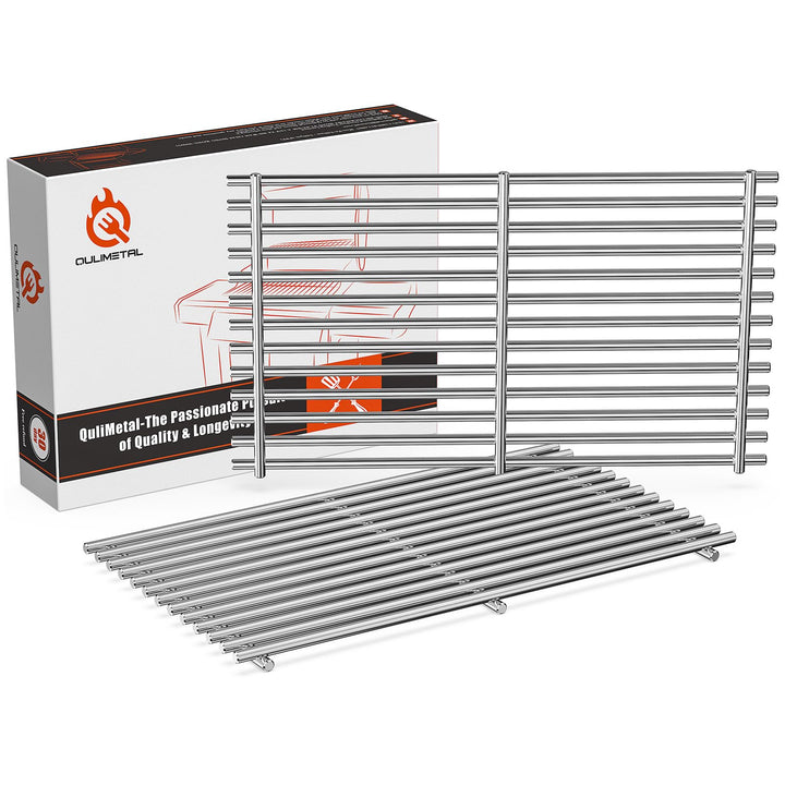 QuliMetal 7mm stainless steel grate for Weber Spirit E-210 front-mounted delivers even heat