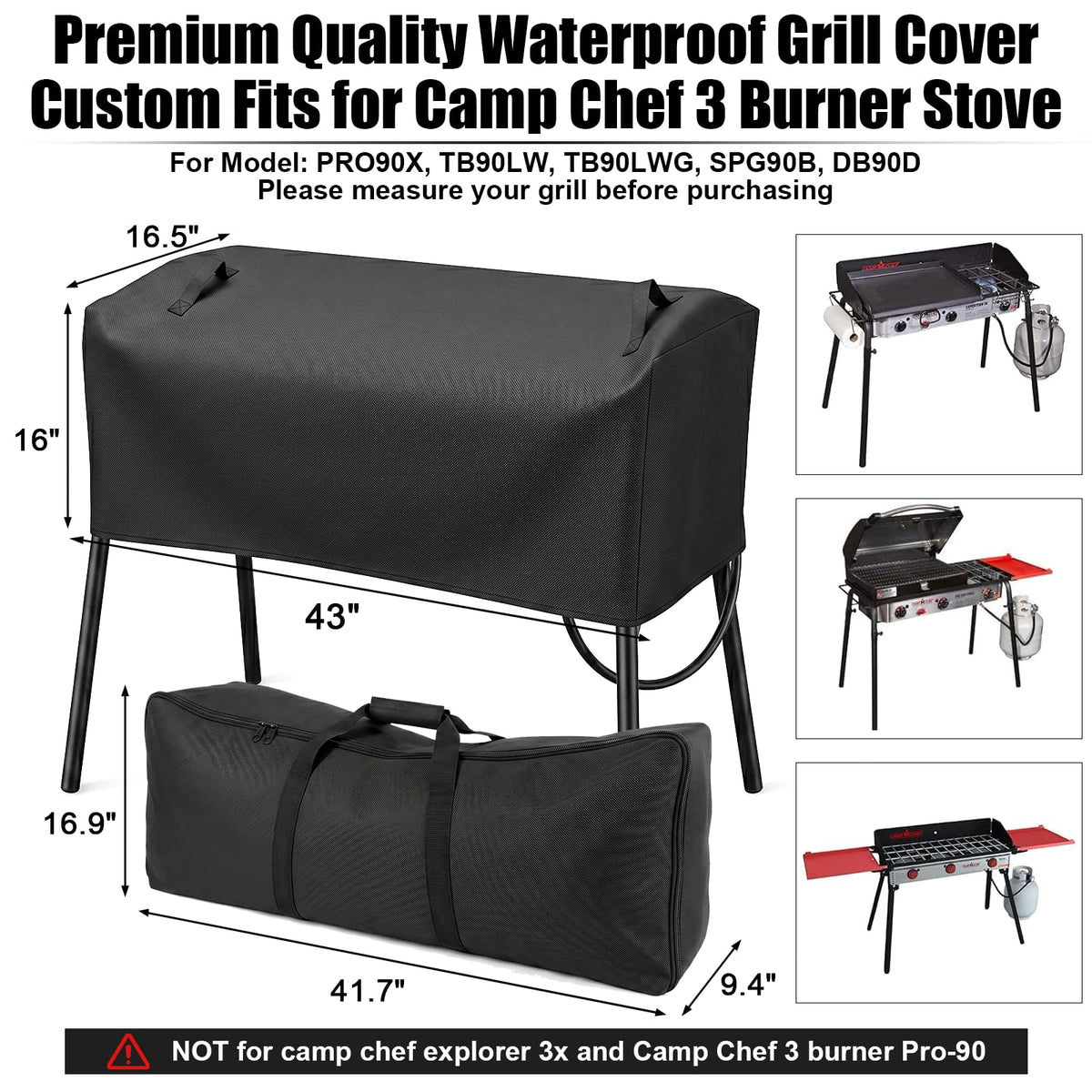QuliMetal carry bag sized for Tundra Pro 16, for easy transport.