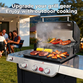 QuliMetal durable construction withstands high heat and oil splatters.