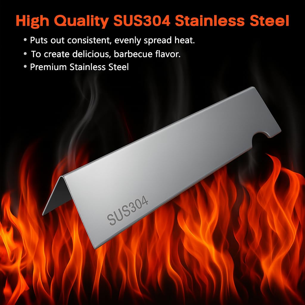 QuliMetal durable stainless steel flavorizer bars resist rust and chipping.