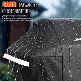 QuliMetal elastic straps secure the cover in windy conditions