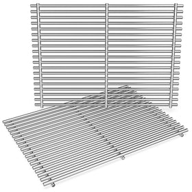 QuliMetal Genesis II grill grates in stainless steel for durable, even heat.