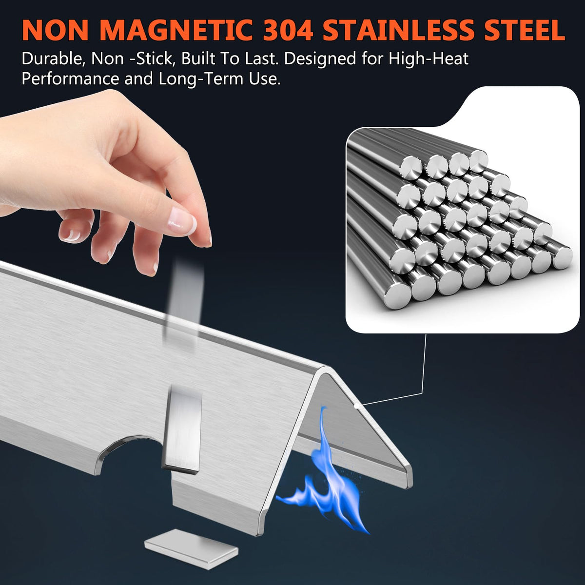 QuliMetal Genesis II flavorizer bars 410-435 fit improve heat retention and even cooking.