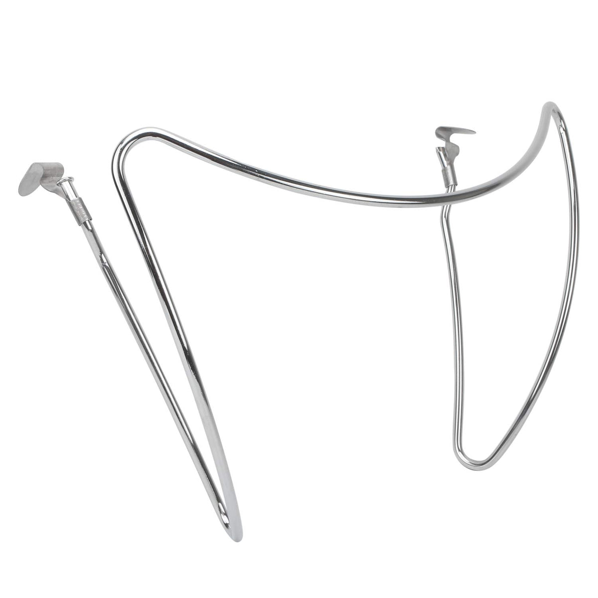 QuliMetal grill lid holder attached to Weber 22.5-inch edge for secure lid storage during grilling