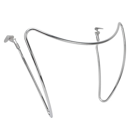 QuliMetal grill lid holder attached to Weber 22.5-inch edge for secure lid storage during grilling