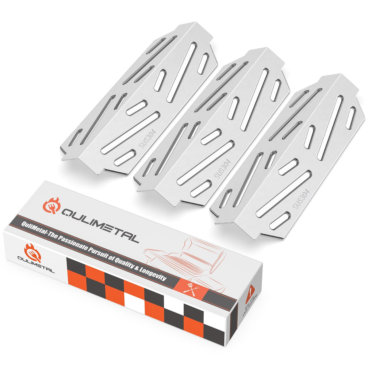 QuliMetal heat deflector for Genesis II E-310 delivers precise heat distribution and durability