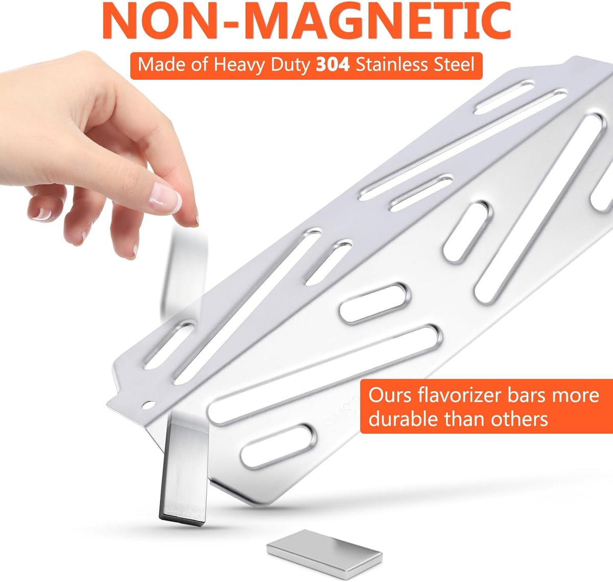 QuliMetal heat deflector for Genesis II E-335 supports stable heat flow and easy upkeep