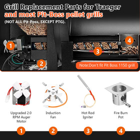 QuliMetal hot rod igniter enables quick, reliable startup during grilling sessions.