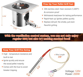 QuliMetal induction fan supports even airflow for uniform heat.