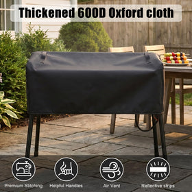 Inner pockets organize windshields, legs, and tools for easy access.