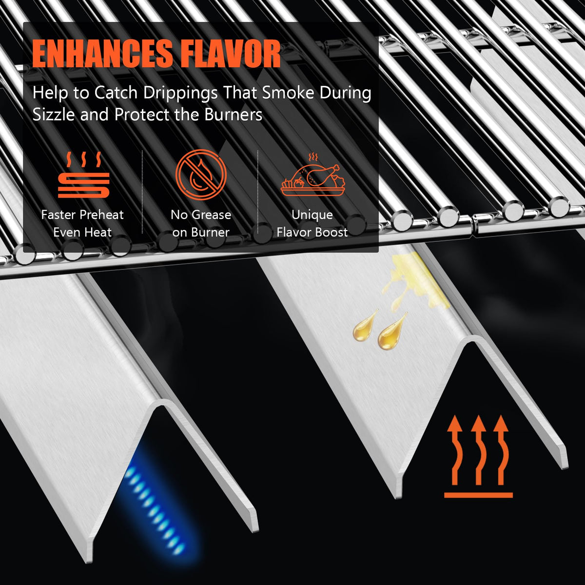 QuliMetal Spirit E310 crossover tube ensures stable flame path and efficient burning.