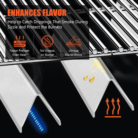 QuliMetal Spirit E310 crossover tube ensures stable flame path and efficient burning.