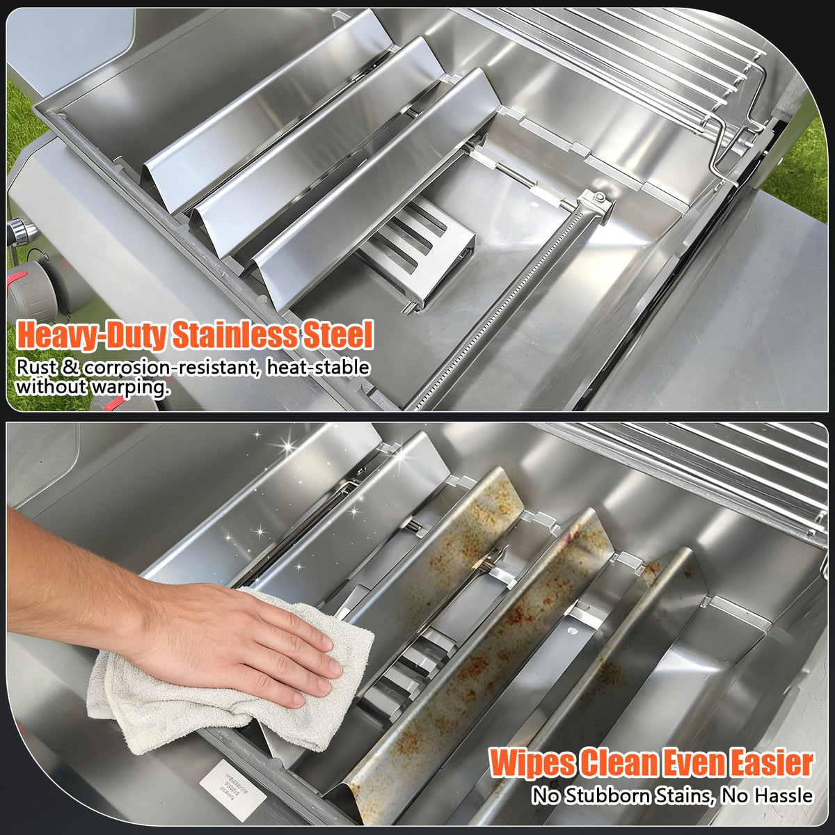 QuliMetal Spirit E310 flavorizer bars 15.3in replace worn bars for better flavor and protection.
