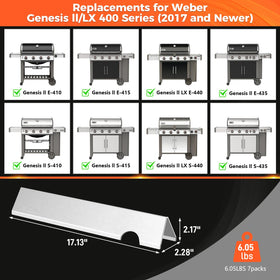 QuliMetal SUS304 non-magnetic flavorizer bars resist corrosion for longevity.