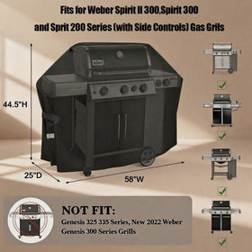 QuliMetal upgraded 600D fabric protecting grill against sun and rain