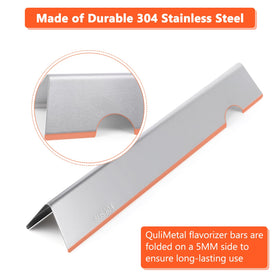 QuliMetal Genesis II flavorizer bars provide a precise 17-inch fit for ideal performance.