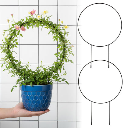 Qulkws two-piece trellis for indoor climbing plants supports vines