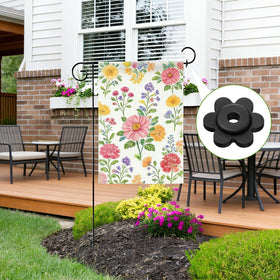 Qulkws flag pole compatibility stopper fits most garden stands for versatile setup