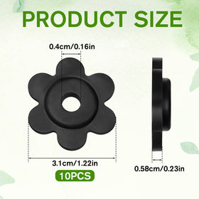 Qulkws rubber flag pole ring offers all-weather durability for indoor and outdoor use