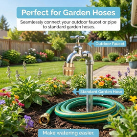 Two-pack packaging shows value for lawn irrigation setups.