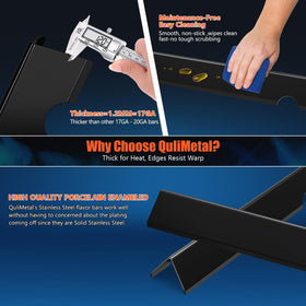 QuliMetal 20GA flavorizer bars deliver durability and reliable protection for burners.