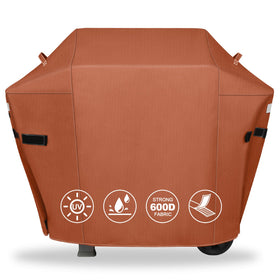 QuliMetal 51-inch grill cover fits Weber Spirit grill securely for protection
