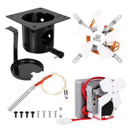 QuliMetal auger motor 2.0 RPM powering pellet feed for steady grilling