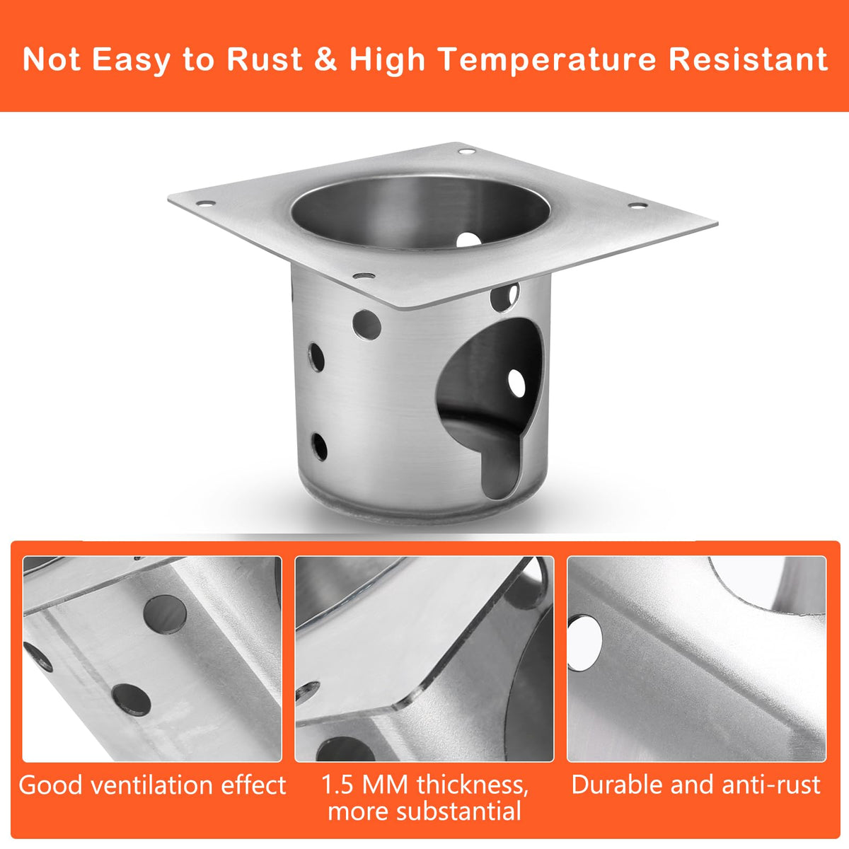 QuliMetal fire burn pot compatibility with Pit Boss Pro 1150/1600 for seamless fit