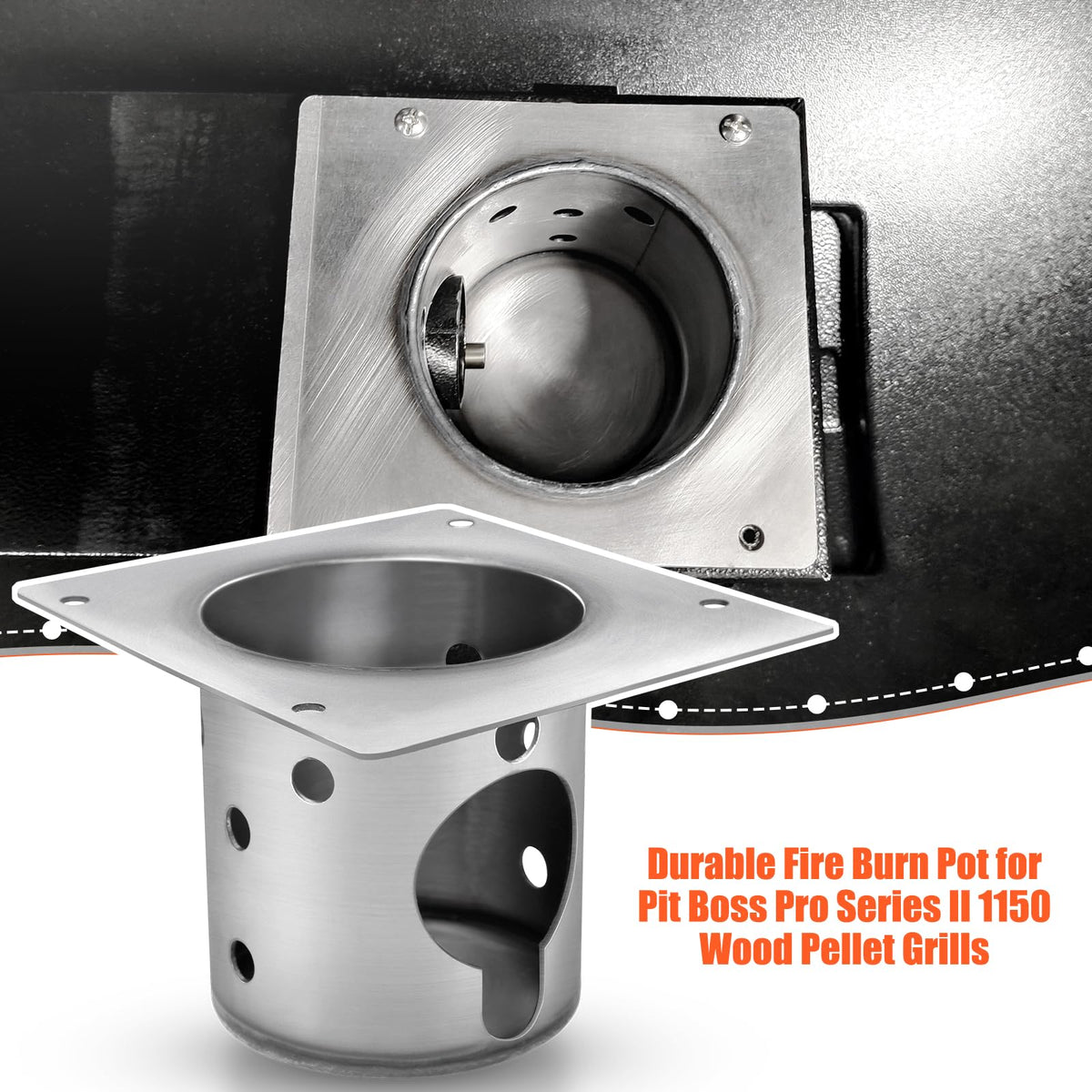 QuliMetal iron burn pot with oxidation-resistant coating resists rust during high-heat use