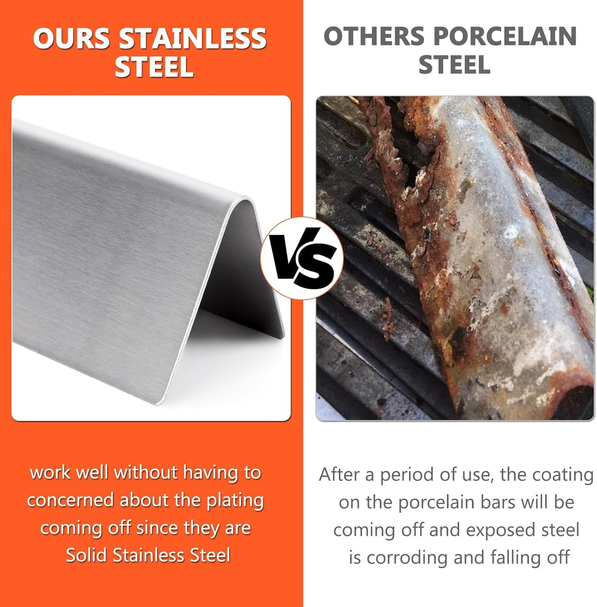 QuliMetal flavor bars demonstrating compatibility with Genesis and Spirit grills
