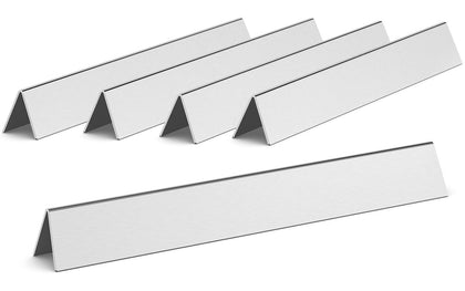QuliMetal flavor bars on a Weber Spirit grill showing durable stainless steel for even heat