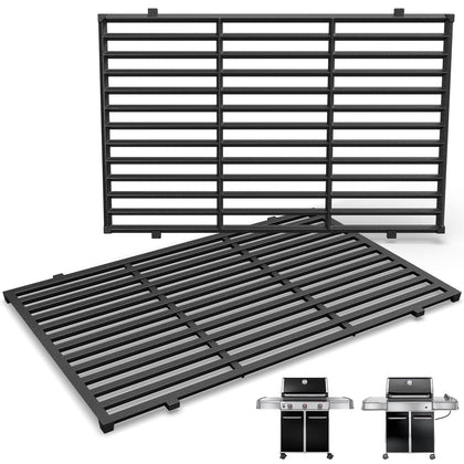 QuliMetal Genesis 300 series grill grate shows even heat distribution across the surface.