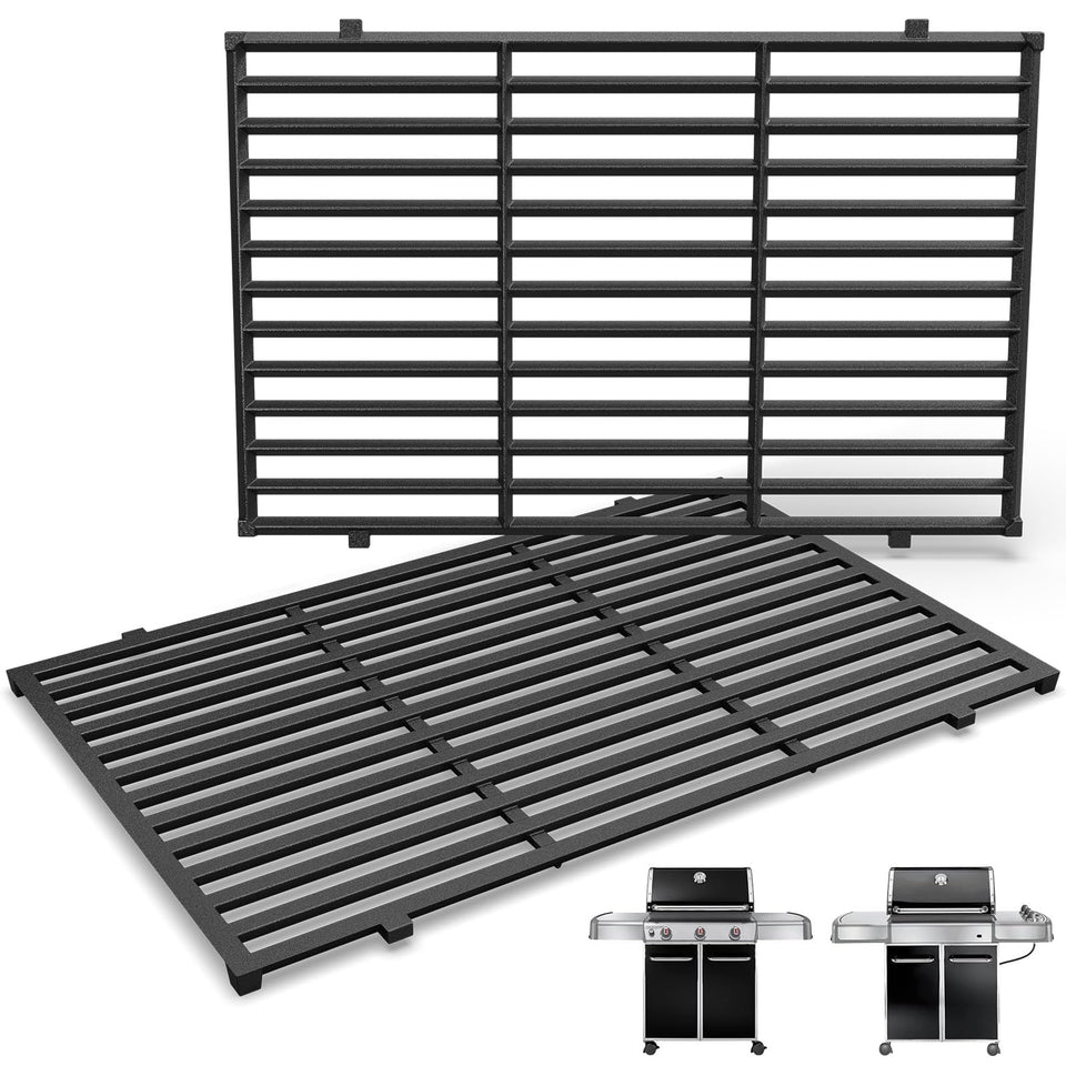 QuliMetal Genesis 300 series grill grate shows even heat distribution across the surface.