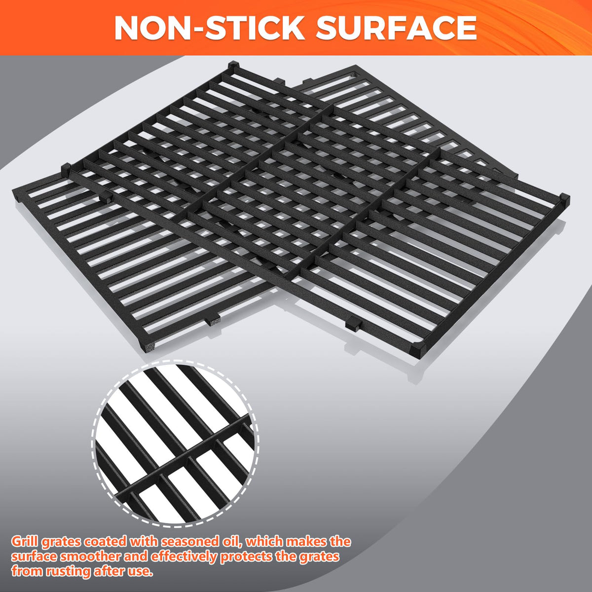 QuliMetal Genesis S 310-320 grate focuses on heavy, robust construction.