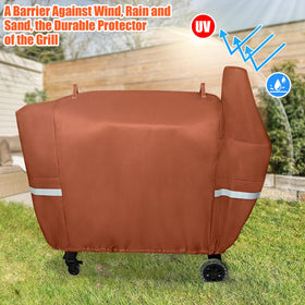 QuliMetal 600D Oxford fabric close-up, front view, rugged UV and water resistance