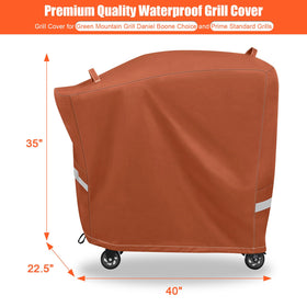 QuliMetal cover designed for Bullseye Deluxe fit secures Rec Tec models and similar grills