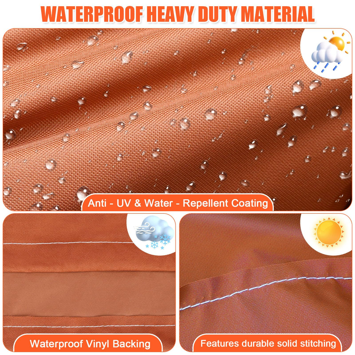 QuliMetal durable cover uses elastic drawstrings to secure a tight fit