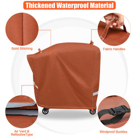 QuliMetal cover features tear resistant stitching for windy conditions