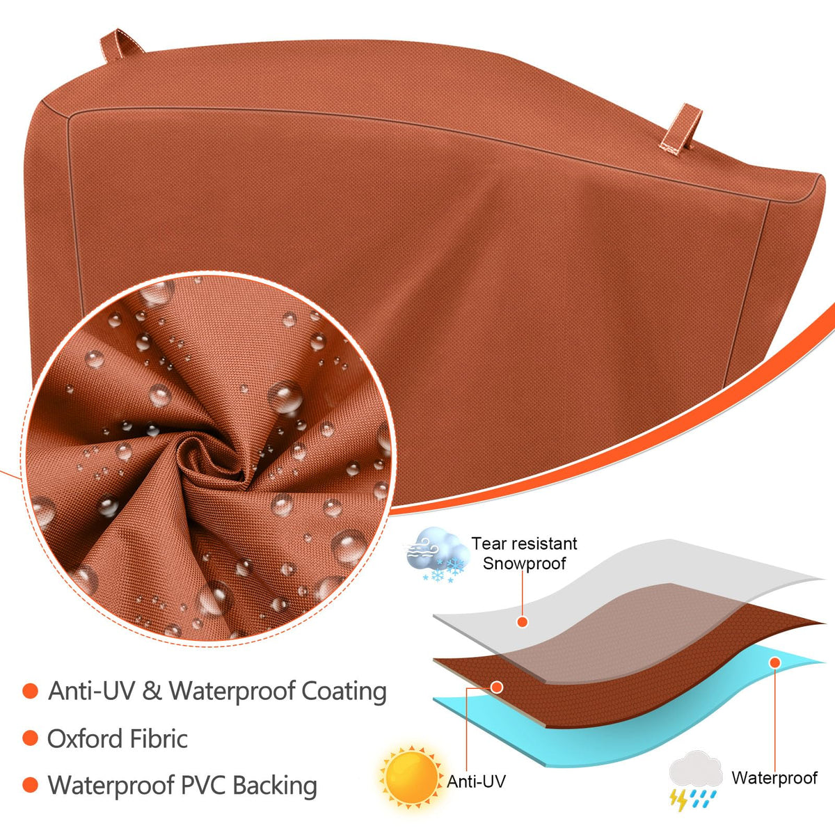 QuliMetal waterproof fade resistant cover shields grill from weather and fading outdoors