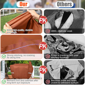 QuliMetal windproof drawstring detail, secure anchoring in gusts