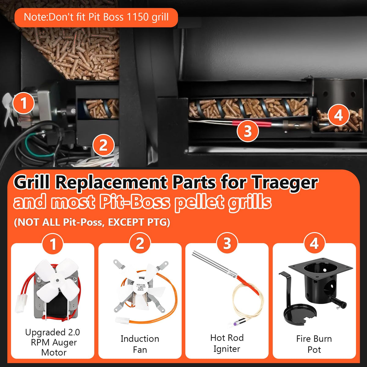 QuliMetal grill induction fan delivering consistent air flow for even cooking