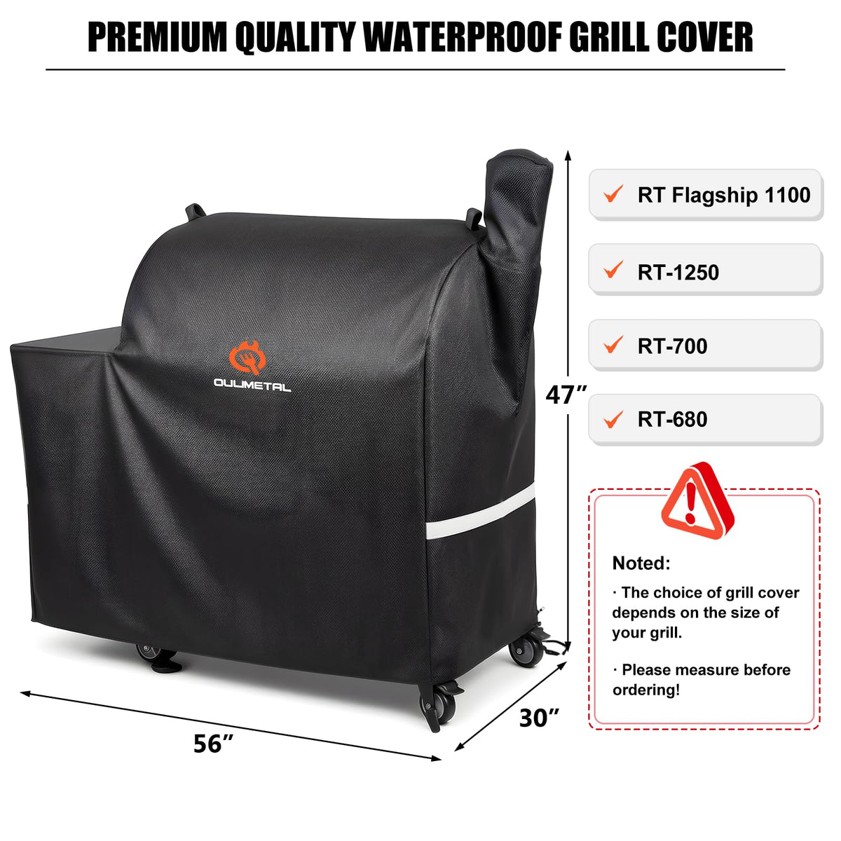 QuliMetal Rectec RT-1250 cover side view shows secure fit