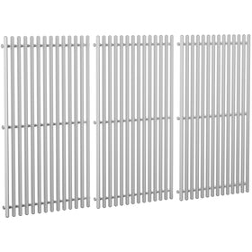 QuliMetal triangle rods grate design for Genesis II enhances sear marks