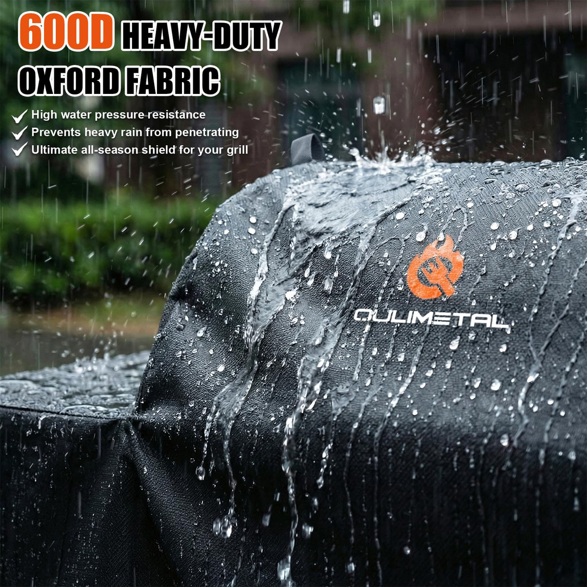 QuliMetal waterproof coating close-up demonstrates weather resistance