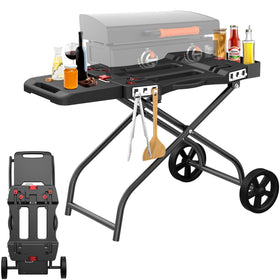 QuliMetal weight capacity up to 110 lbs supports grills and gear.